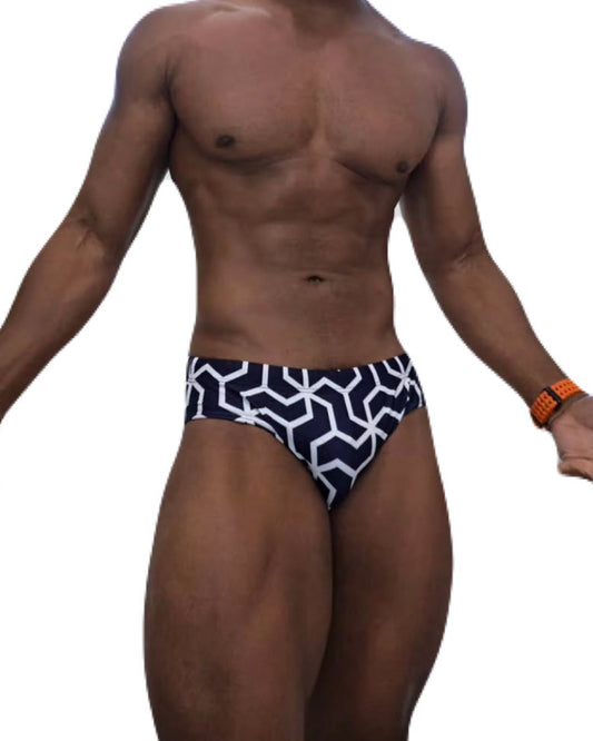 SwimWear Print Bikini Briefs